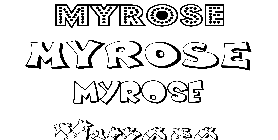 Coloriage Myrose