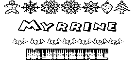 Coloriage Myrrine