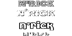 Coloriage N'Rick