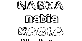 Coloriage Nabia