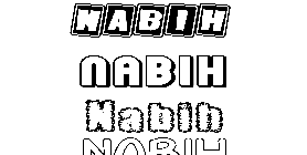 Coloriage Nabih