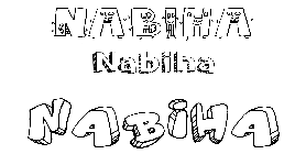 Coloriage Nabiha