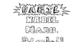 Coloriage Nabil