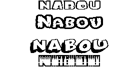 Coloriage Nabou