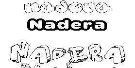 Coloriage Nadera