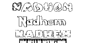 Coloriage Nadhem