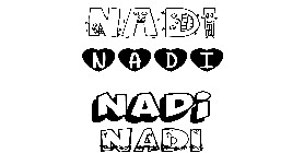 Coloriage Nadi