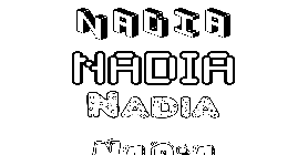 Coloriage Nadia