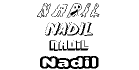 Coloriage Nadil