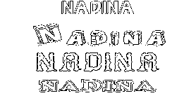 Coloriage Nadina
