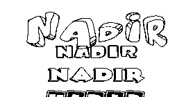 Coloriage Nadir