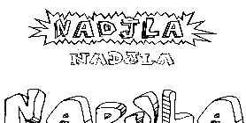 Coloriage Nadjla