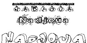 Coloriage Nadjoua