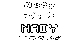 Coloriage Nady