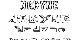 Coloriage Nadyne