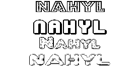 Coloriage Nahyl