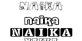 Coloriage Naika
