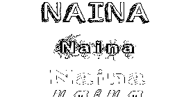 Coloriage Naina