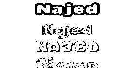Coloriage Najed