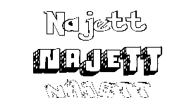 Coloriage Najett