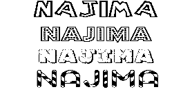 Coloriage Najima