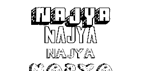 Coloriage Najya