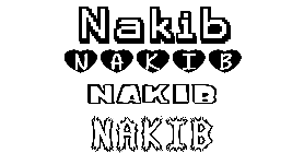 Coloriage Nakib
