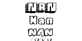 Coloriage Nan