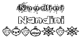 Coloriage Nandini