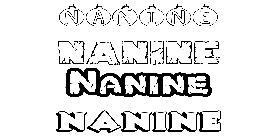Coloriage Nanine