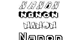 Coloriage Nanon