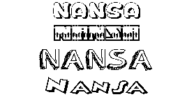 Coloriage Nansa