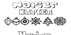 Coloriage Napier