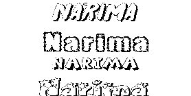 Coloriage Narima