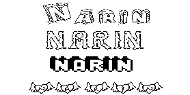 Coloriage Narin