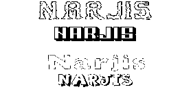 Coloriage Narjis