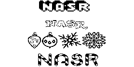Coloriage Nasr