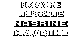 Coloriage Nasrine
