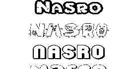 Coloriage Nasro