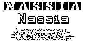 Coloriage Nassia