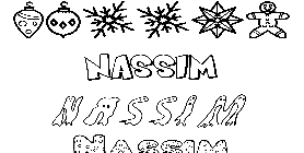 Coloriage Nassim