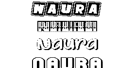 Coloriage Naura