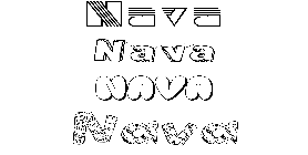 Coloriage Nava