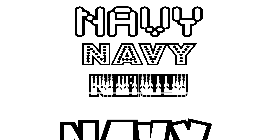 Coloriage Navy