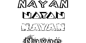 Coloriage Nayan