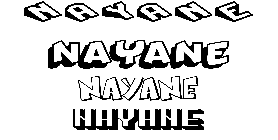 Coloriage Nayane