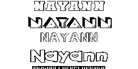 Coloriage Nayann