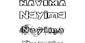 Coloriage Nayima