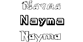 Coloriage Nayma