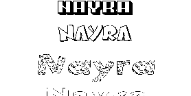 Coloriage Nayra